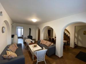 Posezení v ubytování Apartment Sklipek Alsop