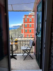 En balkon eller terrasse på Il mare in casa