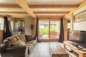 Μια τηλεόραση ή/και κέντρο ψυχαγωγίας στο Chalet Evasion