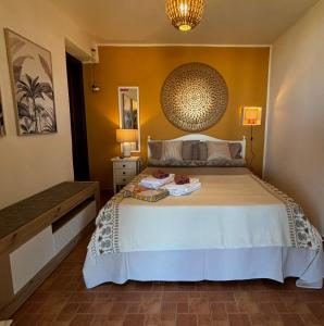 Postel nebo postele na pokoji v ubytování B&B Sole e Luna