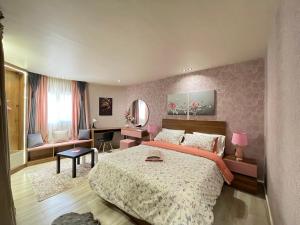 Ένα ή περισσότερα κρεβάτια σε δωμάτιο στο Luxury Studio House Suite 1200-1