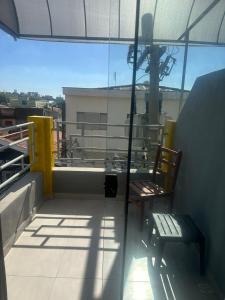 Un balcón o terraza en Unity Hotel - Votorantim - SP