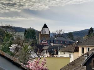 - Vistas a una ciudad con casas y tejados en Hotel Am Weißen Turm, en Bad Neuenahr-Ahrweiler