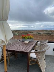 Balkón nebo terasa v ubytování B&B Camacha Porto Santo