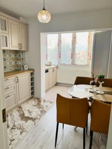 Η κουζίνα ή μικρή κουζίνα στο Apartament Victoriei