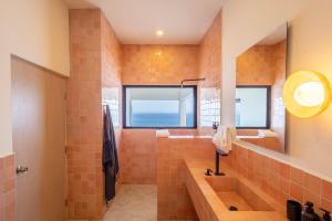 Koupelna v ubytování Cabo Break Hotel
