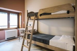 Postel nebo postele na pokoji v ubytování Terrazza sulle mura