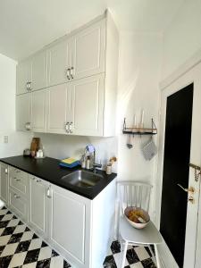 Kuchnia lub aneks kuchenny w obiekcie Cozy appartment for 2 in Aarhus