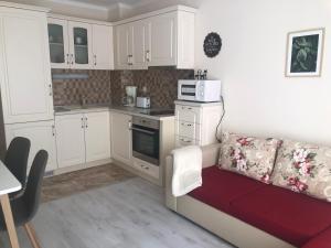 Η κουζίνα ή μικρή κουζίνα στο Apartment Alex Sveti Vlas