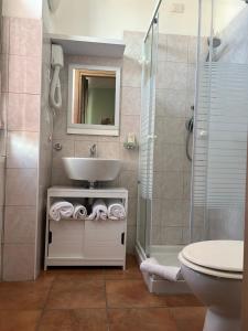 Kylpyhuone majoituspaikassa Palazzo Antico