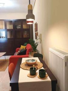 Гостиная зона в Gerasimos Apartment Φωτεινό Καινούριο Διαμέρισμα στην καρδιά του Μεσολογγίου