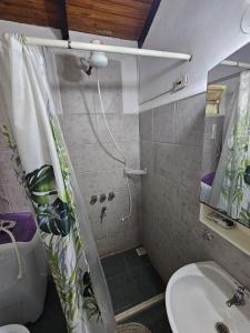 Koupelna v ubytování El Refugio de Oli