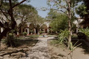 Zahrada ubytování Hacienda San Nicolas de las Fuentes