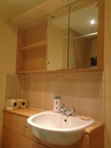 un bagno con lavandino e specchio di Jodefa 1 a Walsall
