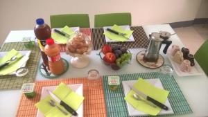 Možnosti zajtrka za goste nastanitve B&B La Terrazza di Corte Sant'Anna