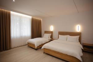 Letto o letti in una camera di Serenity