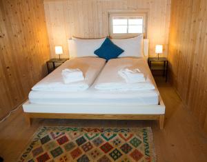 Postel nebo postele na pokoji v ubytování Tech-Free Haven - Acla Sissi - Lenzerheide