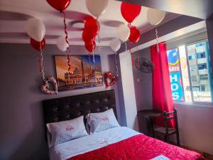 Ένα ή περισσότερα κρεβάτια σε δωμάτιο στο hostal paris