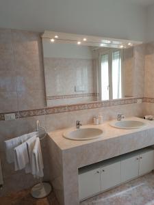 Koupelna v ubytování B&B Il Paiolo