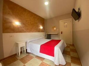 Postel nebo postele na pokoji v ubytování Hostal Sonia Granada