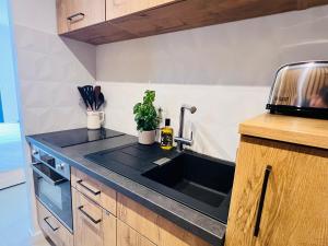 Een keuken of kitchenette bij Canta la Mar - Vue exceptionnelle