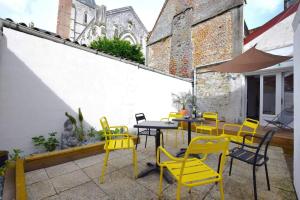 Patio nebo venkovní prostory v ubytování Le Notre Dame