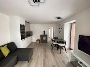 Μια τηλεόραση ή/και κέντρο ψυχαγωγίας στο Apartmány Krymlov