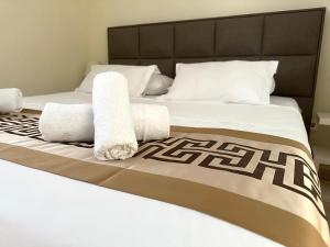Posteľ alebo postele v izbe v ubytovaní Apartments - Villa Sabrina