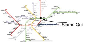 a map of the shanghaighaighaighaighai subway at Hotel Sara in Milan