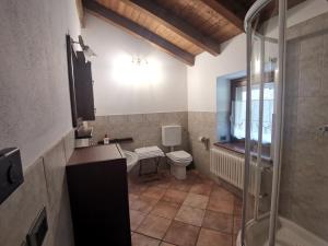 Koupelna v ubytování B&B La Brombela