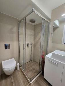 Ένα μπάνιο στο Stone Apartment in Agia Roumeli
