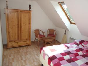 Postel nebo postele na pokoji v ubytování Camping & Guest House Pliskovice