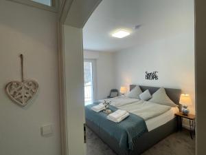 Postel nebo postele na pokoji v ubytování Villa Diemelsee
