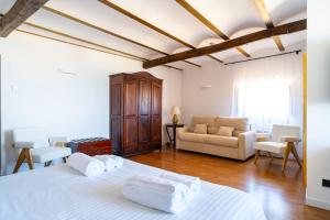 Postel nebo postele na pokoji v ubytování Villa Vittoria Hotel