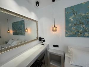 Voodi või voodid majutusasutuse Aphrodite Hotel & Apartments toas