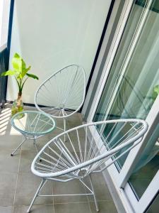 Un balcón o terraza en ArtCabrera, moderno studio en Palermo, con amenities
