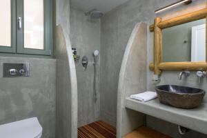 Koupelna v ubytování Onar Residences Chalki