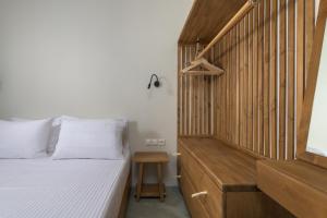Postel nebo postele na pokoji v ubytování Onar Residences Chalki