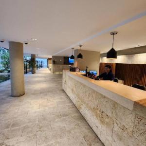 Ο χώρος του λόμπι ή της ρεσεψιόν στο Dominique luxury 1410 Jacuzzi Privado +39 φωτογραφίες