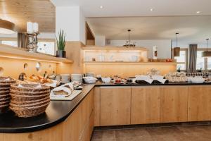 Kuchyň nebo kuchyňský kout v ubytování Appartement-Pension Kendlbacher