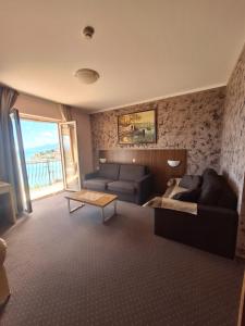 אזור ישיבה ב-VILLA VOLOSKO with private parking and breakfast,seaview