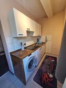 מטבח או מטבחון ב-VILLA VOLOSKO with private parking and breakfast,seaview