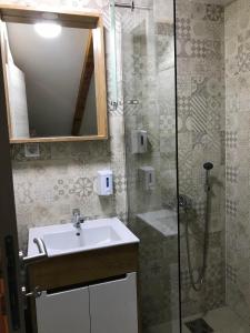 Koupelna v ubytování Apartments PKT DeLux