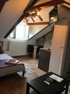 Postel nebo postele na pokoji v ubytování Apartments PKT DeLux