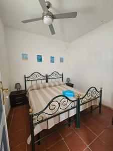 Cama ou camas em um quarto em Casa La Pelosa