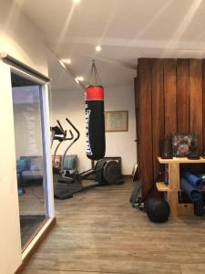 Pusat kecergasan dan/atau kemudahan kecergasan di Bubble House - Villa vue mer - Le Robert