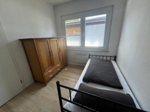 Postel nebo postele na pokoji v ubytování Ferienhaus Maite