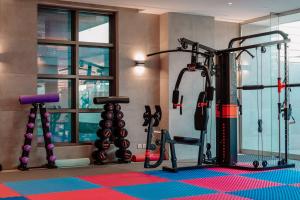 Fitness centrum a/nebo fitness zařízení v ubytování Paradise Nice Hotel Jeddah