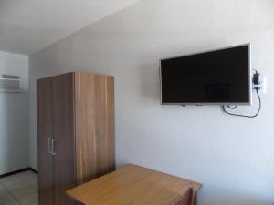 TV a/nebo společenská místnost v ubytování Hotel Mattes