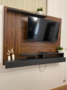 TV a/nebo společenská místnost v ubytování Casa Balai